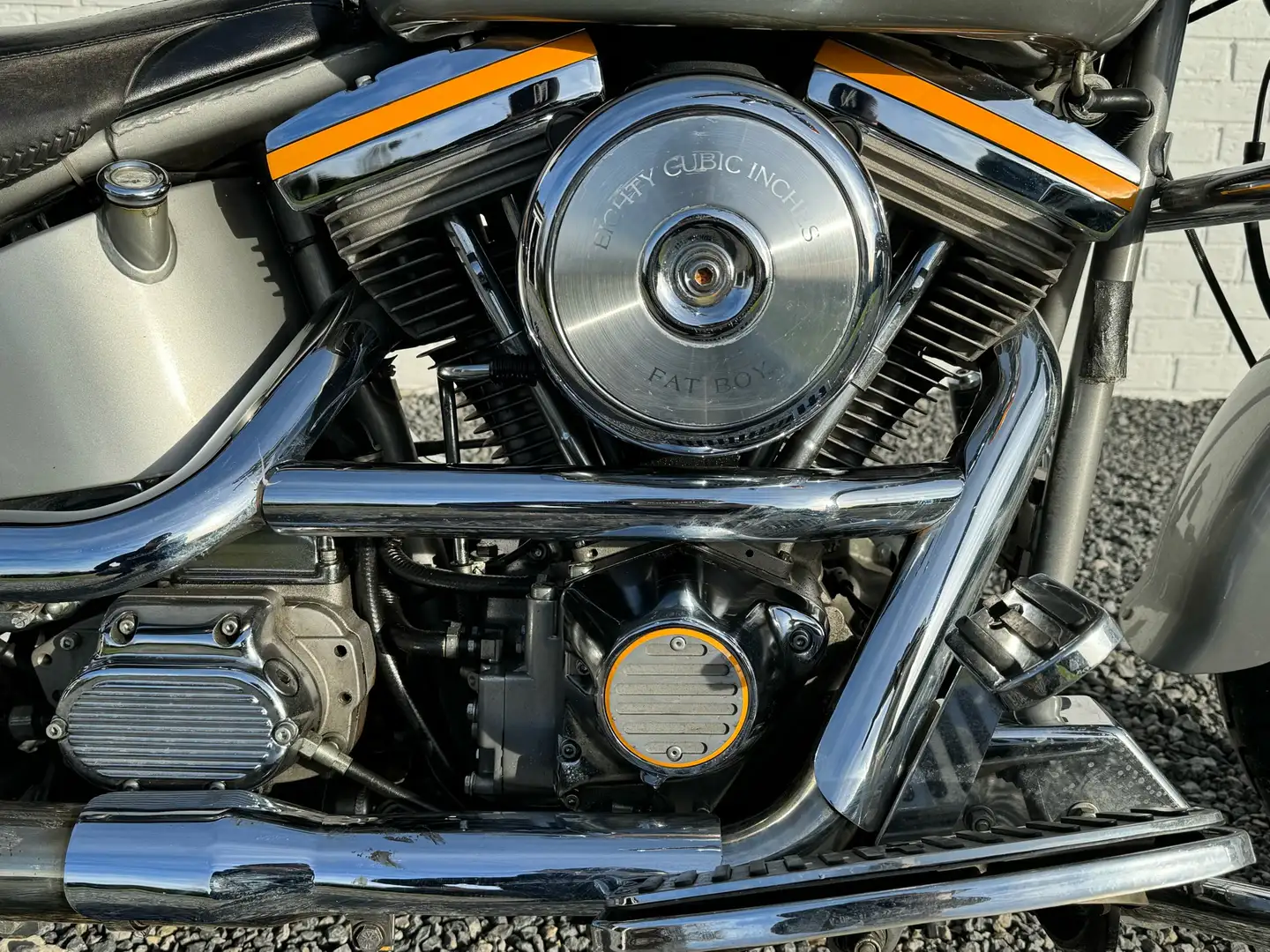 Harley-Davidson Fat Boy Collector Veritable Hiroshima Gümüş rengi - 2