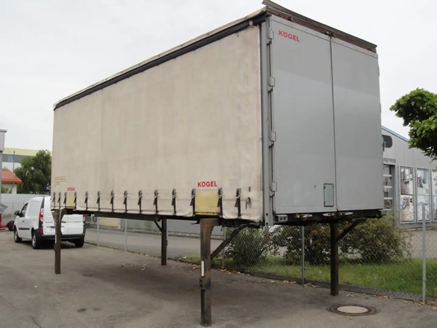 Kögel Wechselbrücke ENCO 74 Edscha Schiebeplane Wit - 2