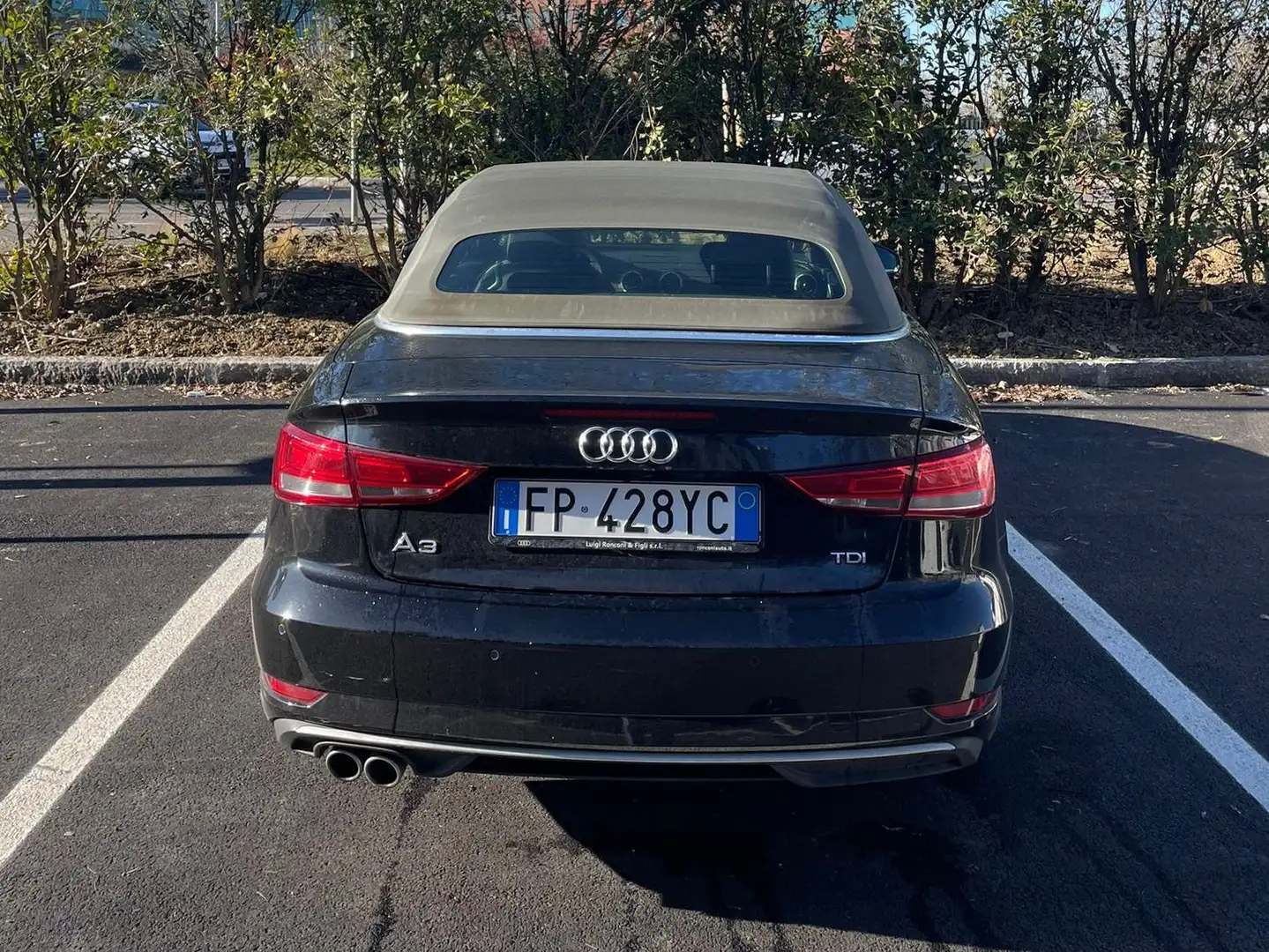 Audi A3 A3 III Cabrio 2.0 tdi Business 150cv s-tronic Black - 2