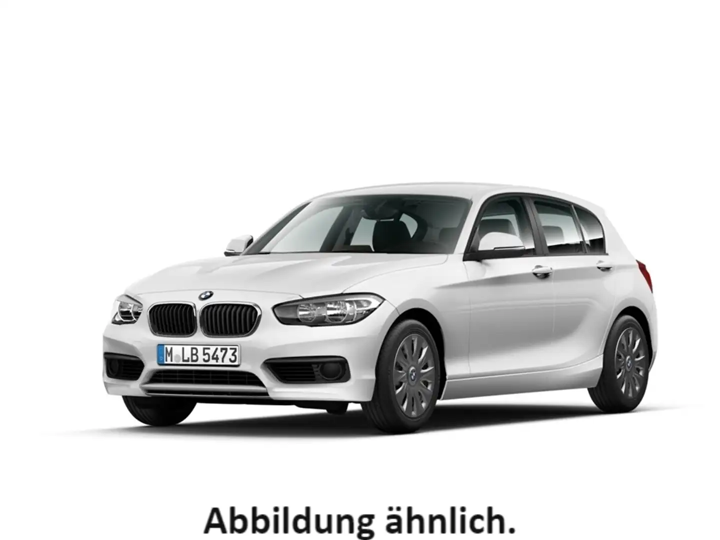 BMW 118 d Aut. Sport Line/Navigation/Leder/LED/SHZ Blanc - 1