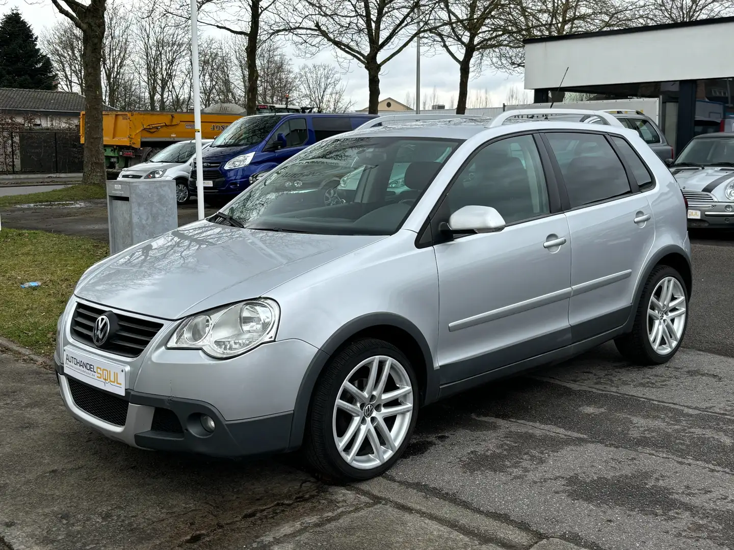 Volkswagen Polo Cross 1.4i, 2008, 158375km, Airco, 5deurs, PDC, Garantie Plateado - 1
