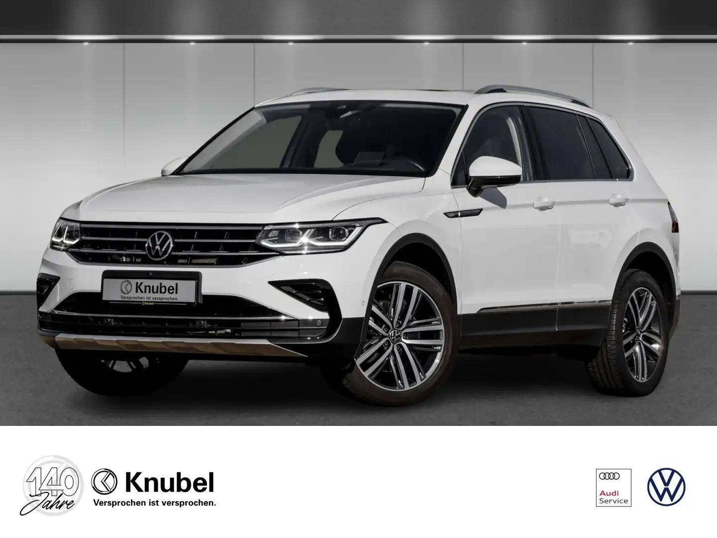 Volkswagen Tiguan Elegance 2.0 TDI DSG 4M IQ.Light Navi AHK Keyle... Weiß - 1