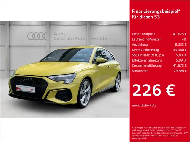 Audi S3 Sportback quattro 2.0 TFSI S tronic Navi Digitales