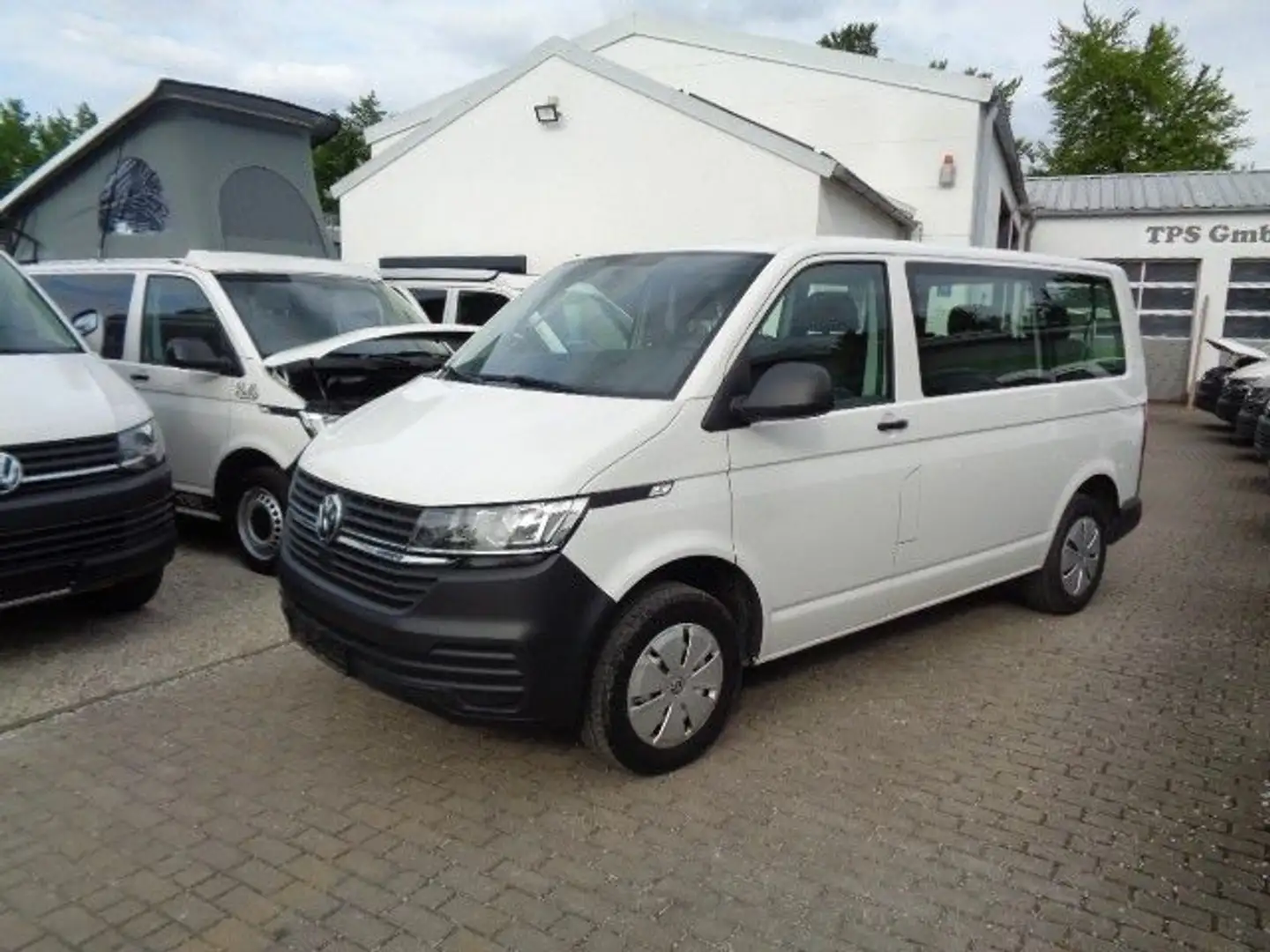 Volkswagen T6 Kombi T6.1 9-Sitzer-Stoff mit DSG Getriebe Blanc - 1