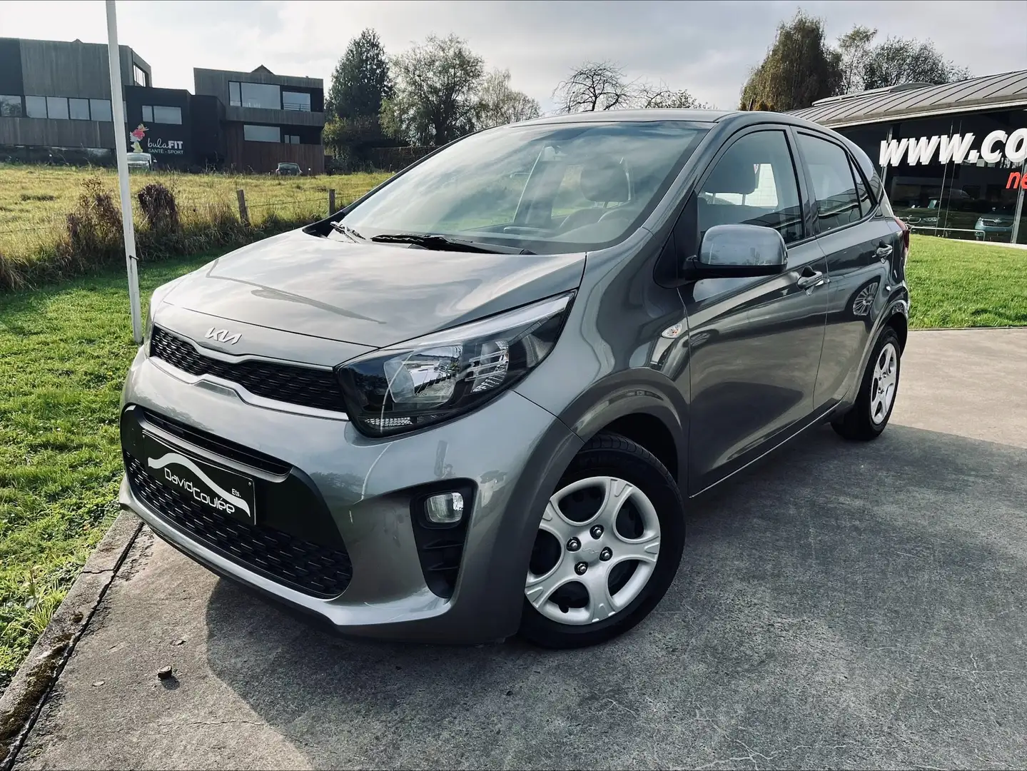 Kia Picanto 1.0i Garantie 7 ans, 1e main, 20 400km, Bluetooth Gris - 1