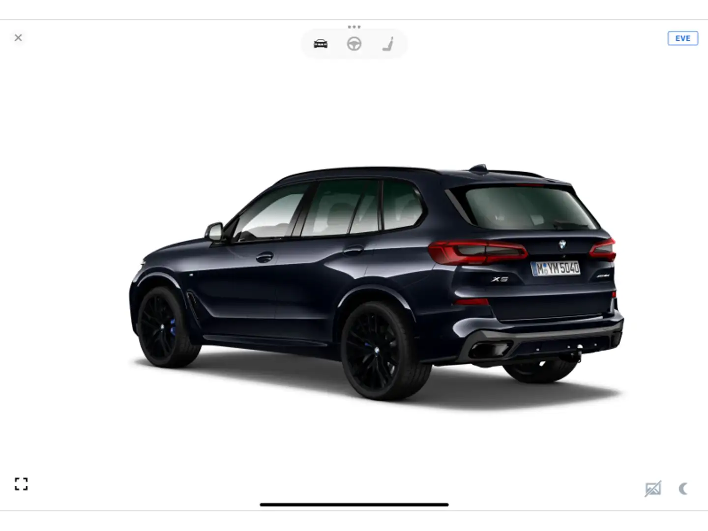 BMW X5 xDrive 40d Bleu - 2