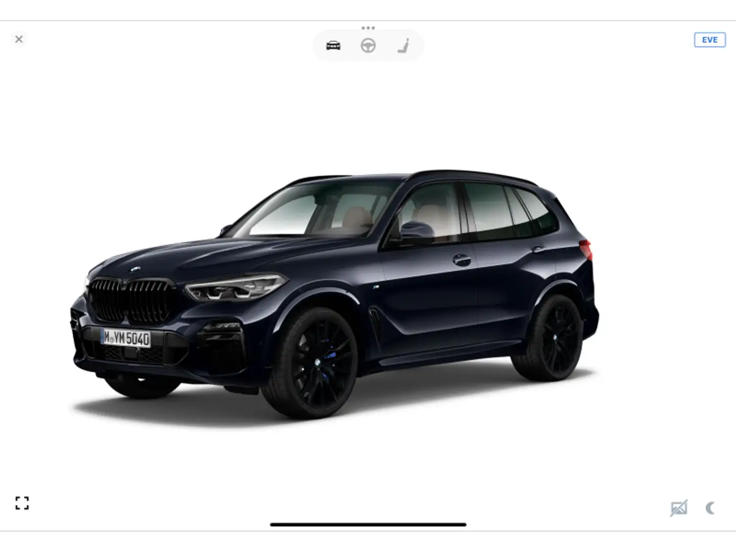 BMW X5 xDrive 40d Bleu - 1