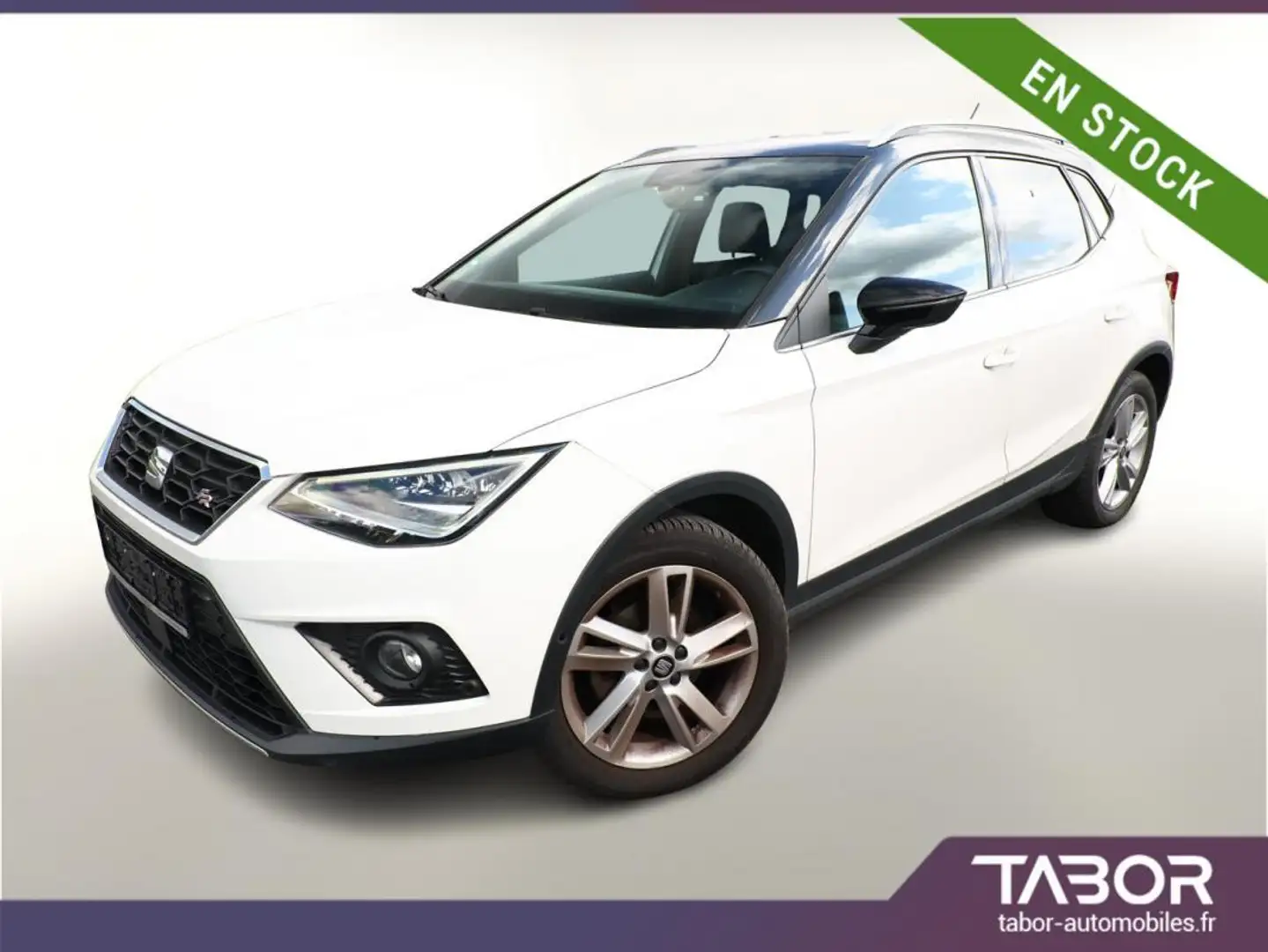 SEAT Arona 1.0 TGI 90 FR LED GPS ACC ParcAs Blanc - 1