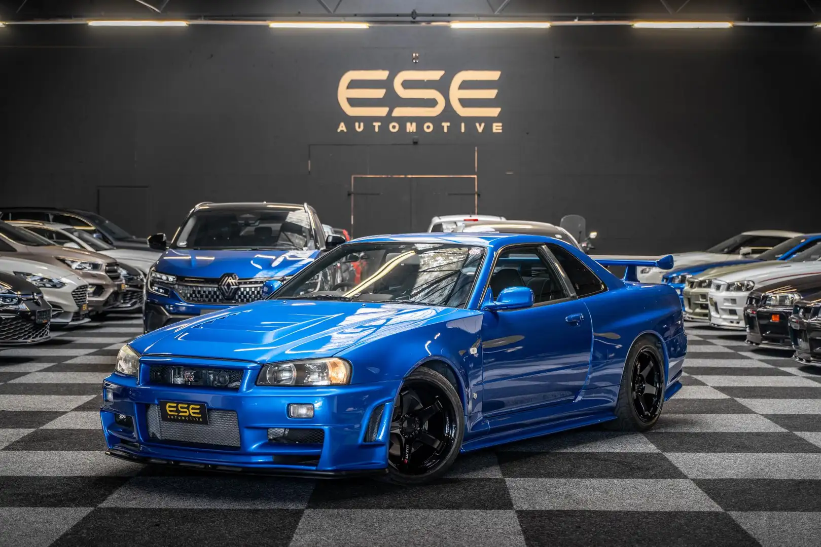 Nissan Skyline R34 GTR V-spec Bayside Blue Azul - 1