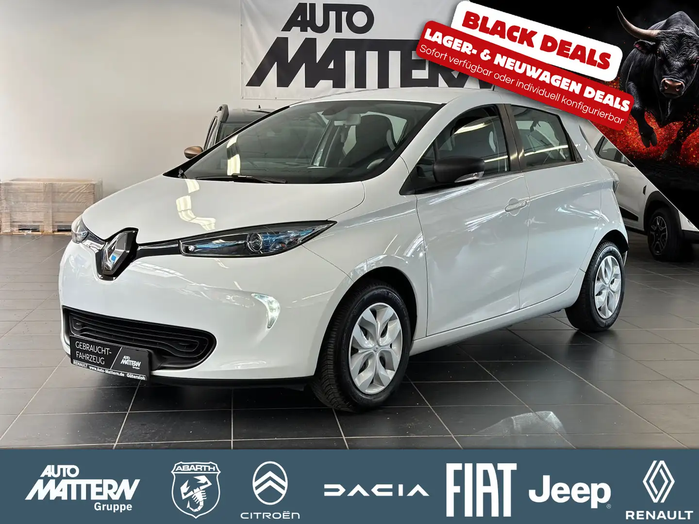 Renault ZOE Zoe Life ZE 40 nur 18136 km Batteriemiete BlackD Wit - 1