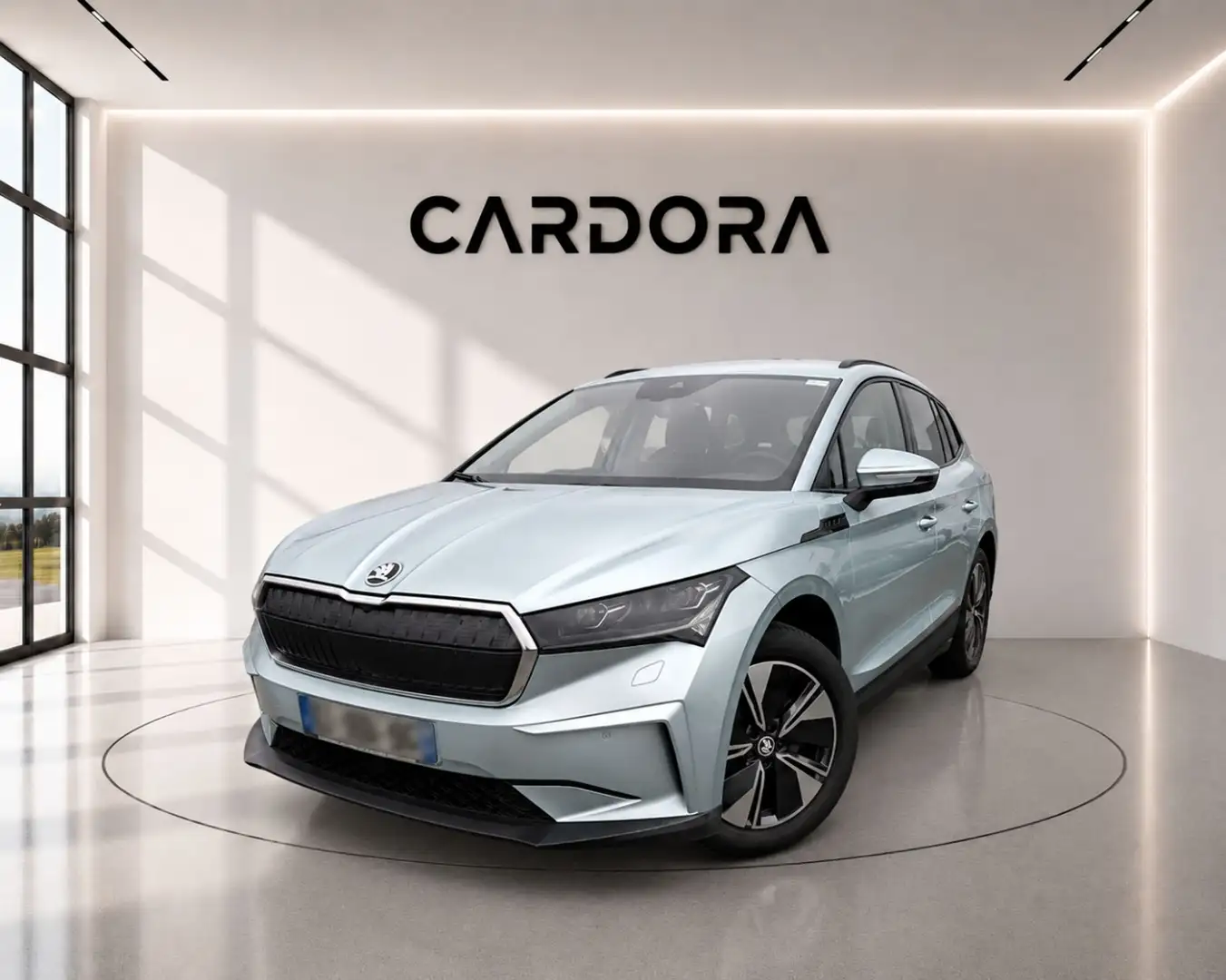 Skoda Enyaq iV 60 Loft Wärmepumpe*Matrix*RFK*NAVI*ASSIST Silber - 1