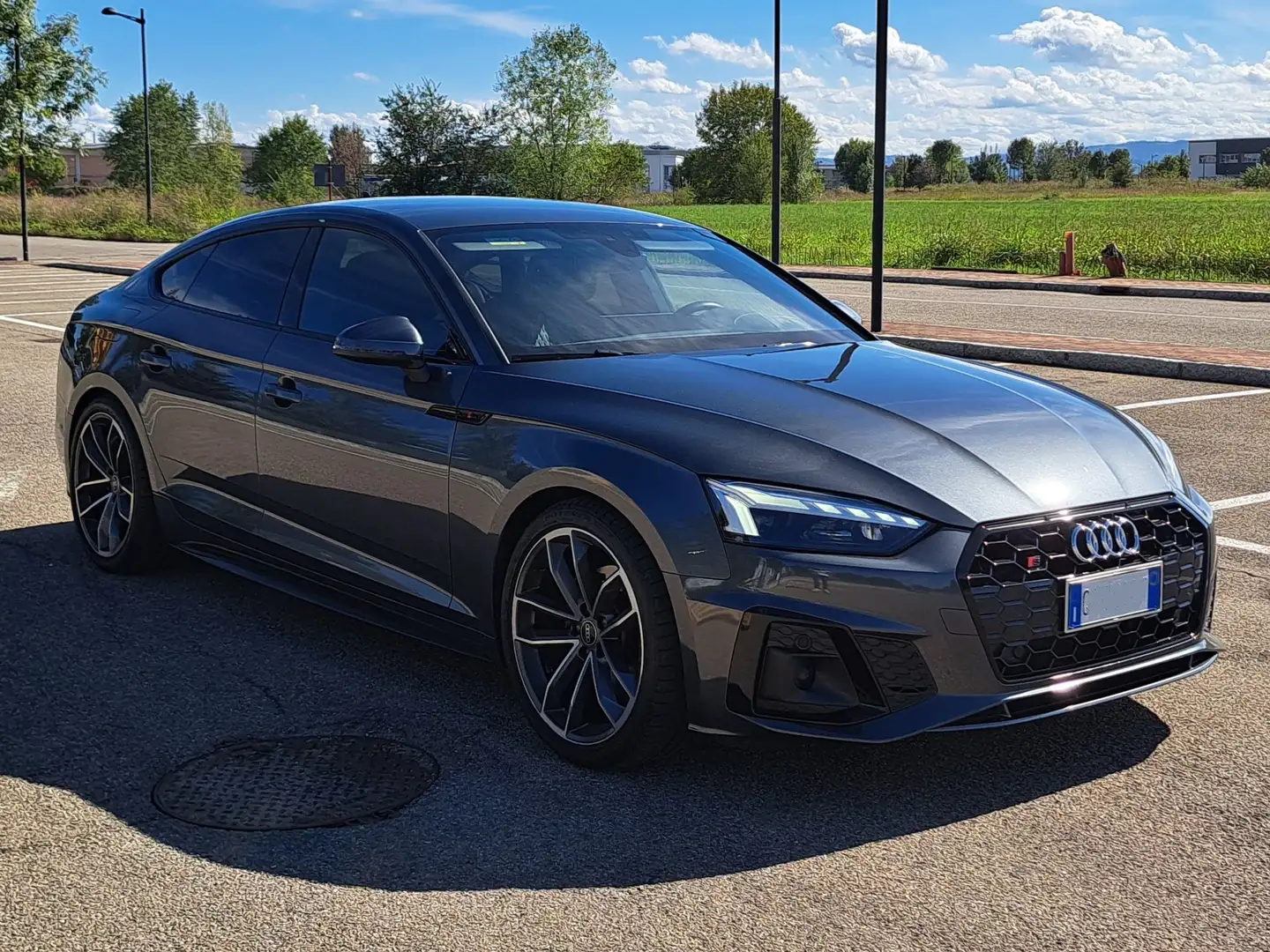 Audi A5 A5 Sportback 35 2.0 tdi mhev S line Exclusive Grigio - 1
