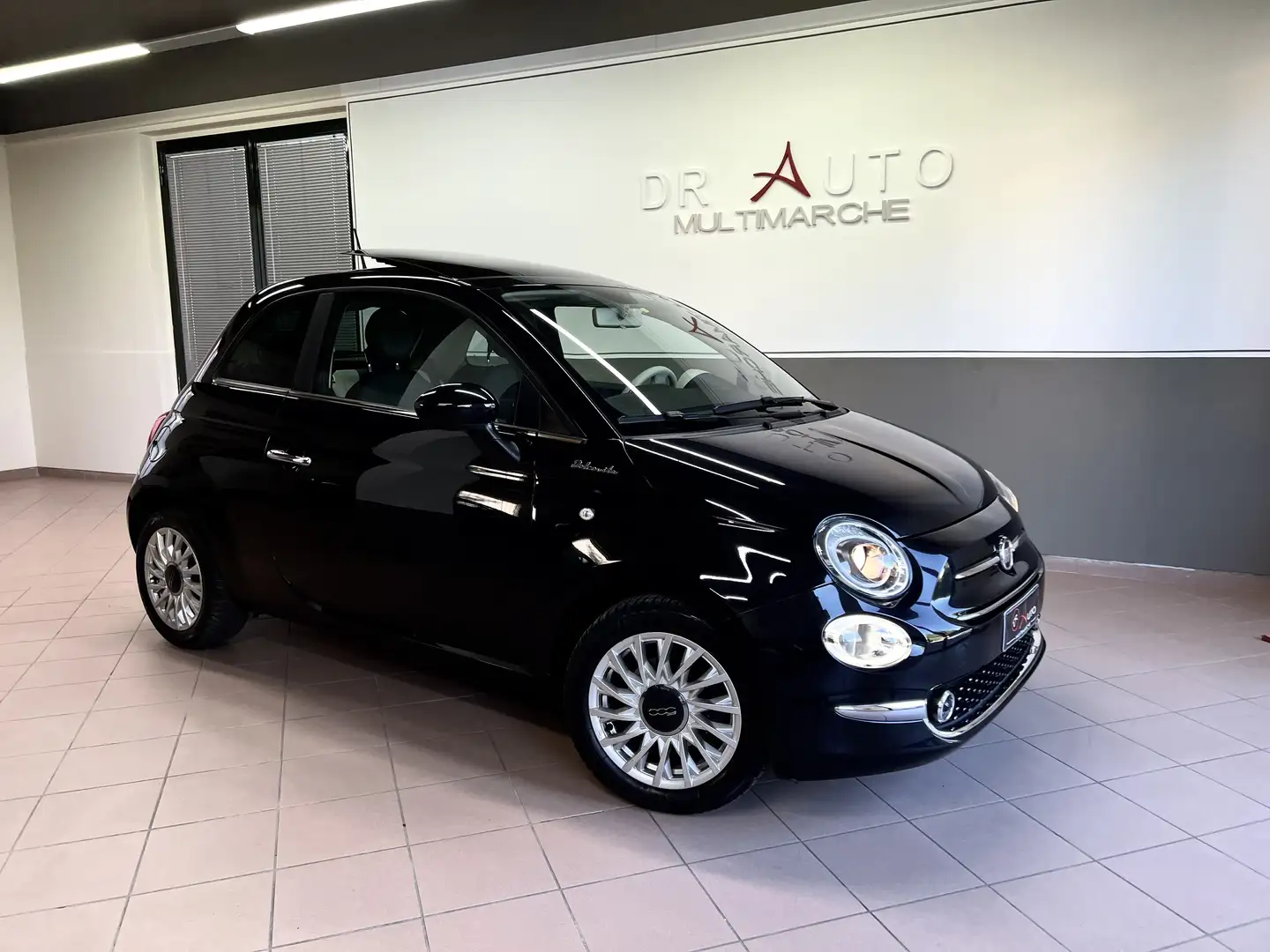 Fiat 500 1.0 hybrid Dolcevita 70cv UNICO PROP TETTO APRIBI Zwart - 2