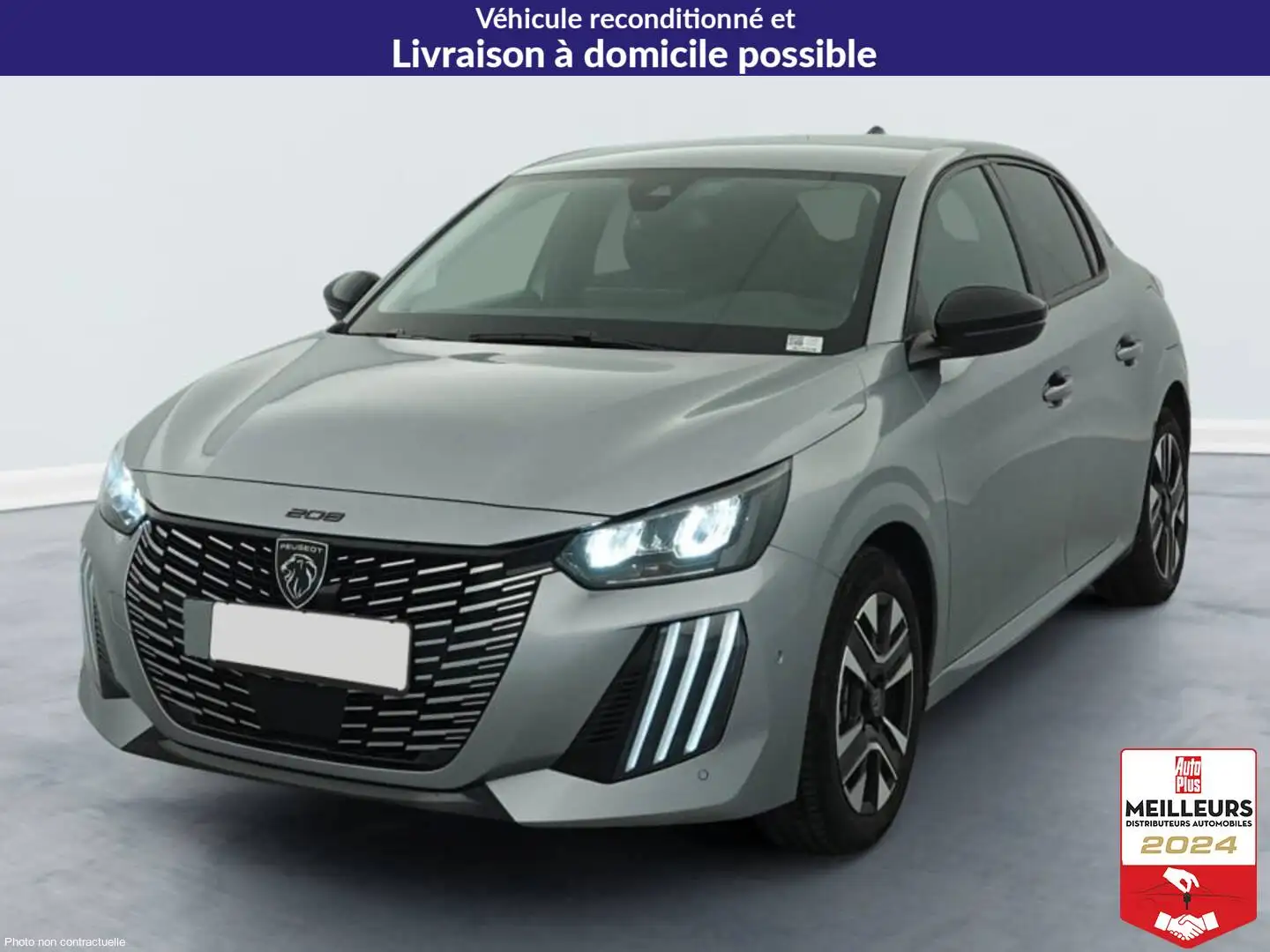 Peugeot 208 PureTech 100 S S BVM6 Allure Gris - 1
