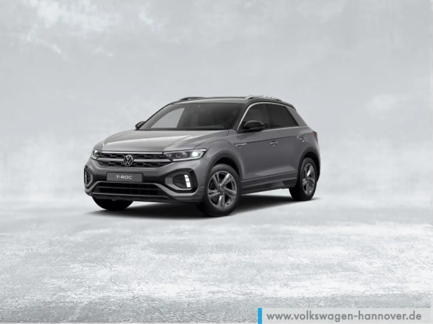 Volkswagen T-Roc 1.5 TSI DSG R-Line AHK ACC LED Navi DigCoc Grau - 2