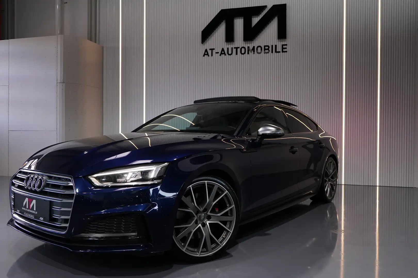 Audi S5 3.0 TFSI quattro Navarrablau Blau - 2
