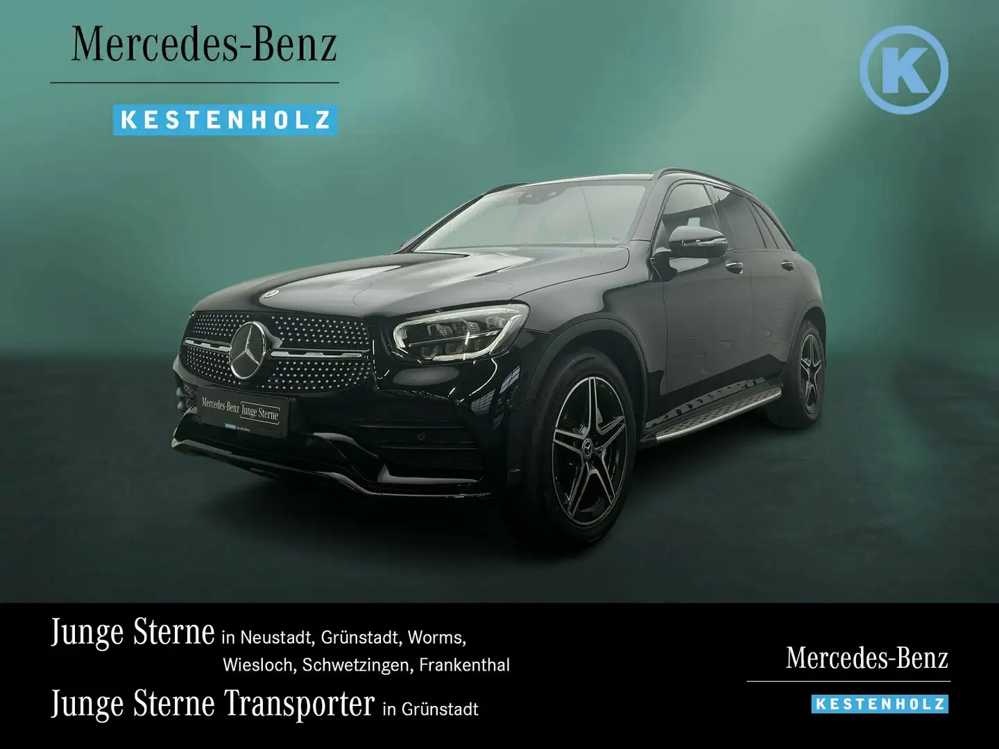 Mercedes-Benz GLC 300 GLC 300 d 4M AMG+NIGHT+AHK+DISTRO+PANO+SOUND+360 Schwarz - 1