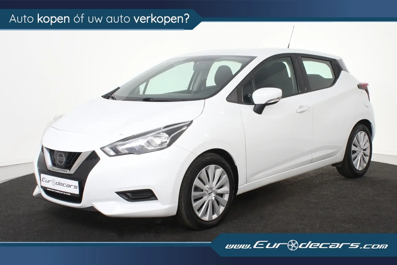 Nissan Micra 1.0 IG-T Acenta *1ste Eigenaar*Navigatie*Carplay* Blanco - 1