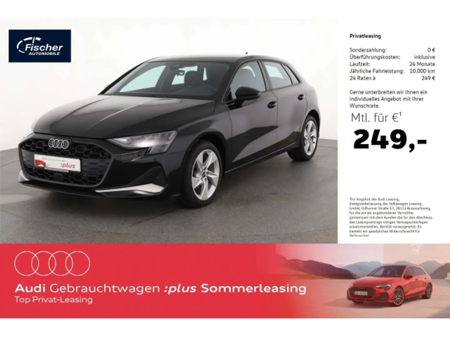 Audi A3 Sportback 35 TDI advanced HUD/SONOS/NAV/RFK Schwarz - 2