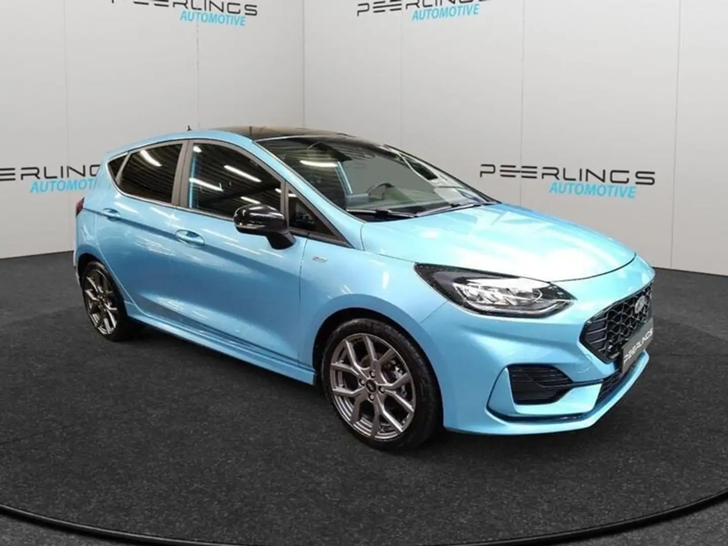 Ford Fiesta EcoBoost ST-Line Blauw - 1