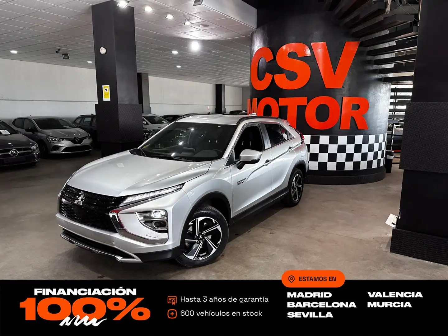 Mitsubishi Eclipse Cross 2.4 PHEV Kaiteki Auto 4WD Plateado - 1