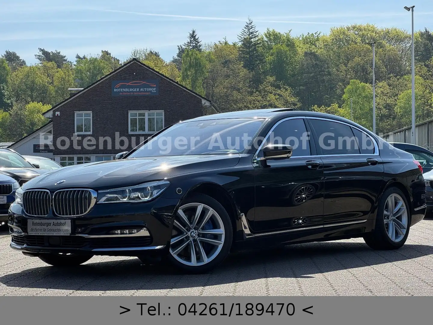 BMW 750 LD*LANG*XDRIVE*4-SITZE*NACHTSICHT*SOFT-CLOSE* Schwarz - 1