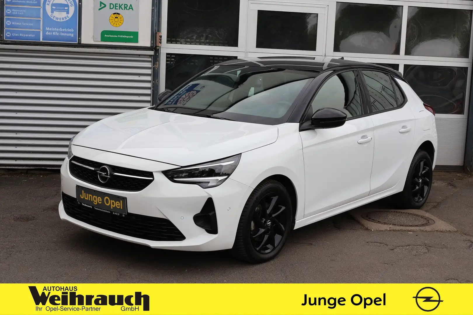 Opel Corsa 5-T 1.2 Turbo GS+Sitzheiz+Parkpilot+ Blanc - 1