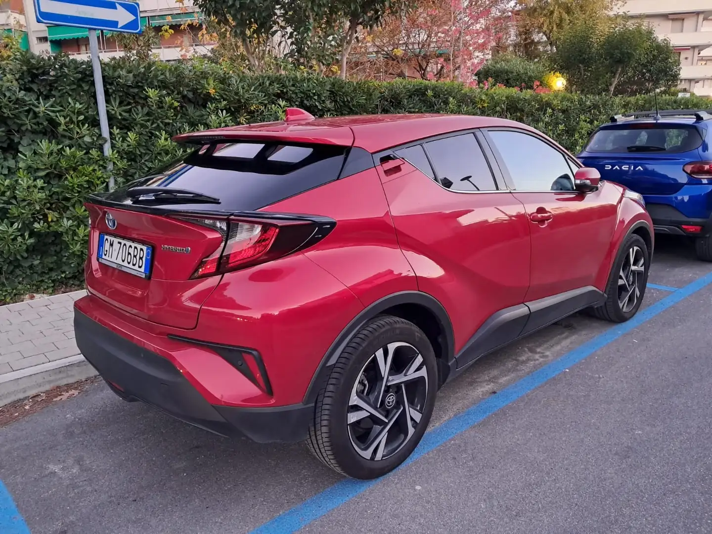 Toyota C-HR C-HR 1.8h Trend e-cvt Rosso - 2