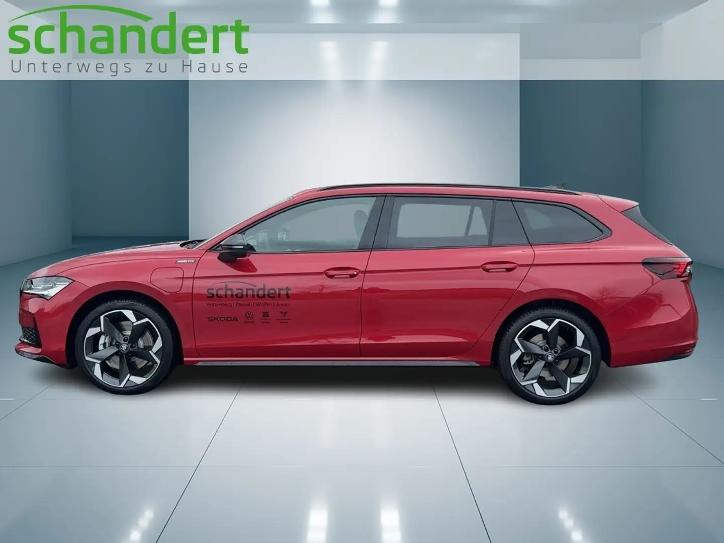 Skoda Superb Combi 1.5 TSI iV Sportline DSG LED Nav AHK Rot - 2