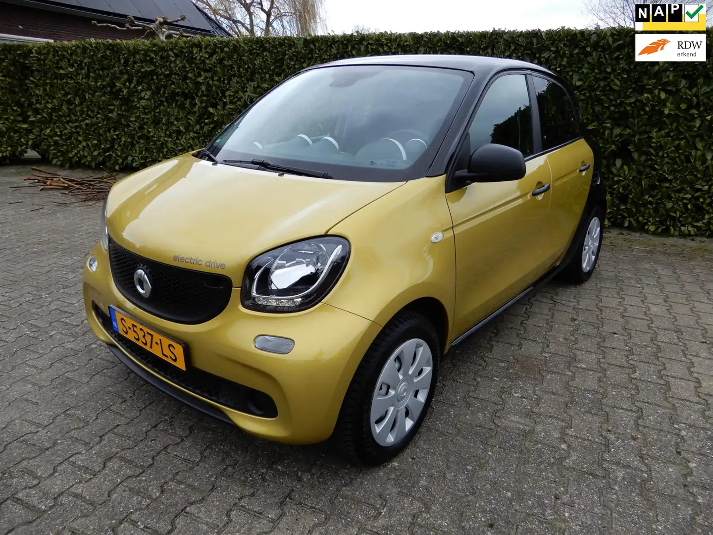 smart forFour Electric drive perfect Jaune - 1