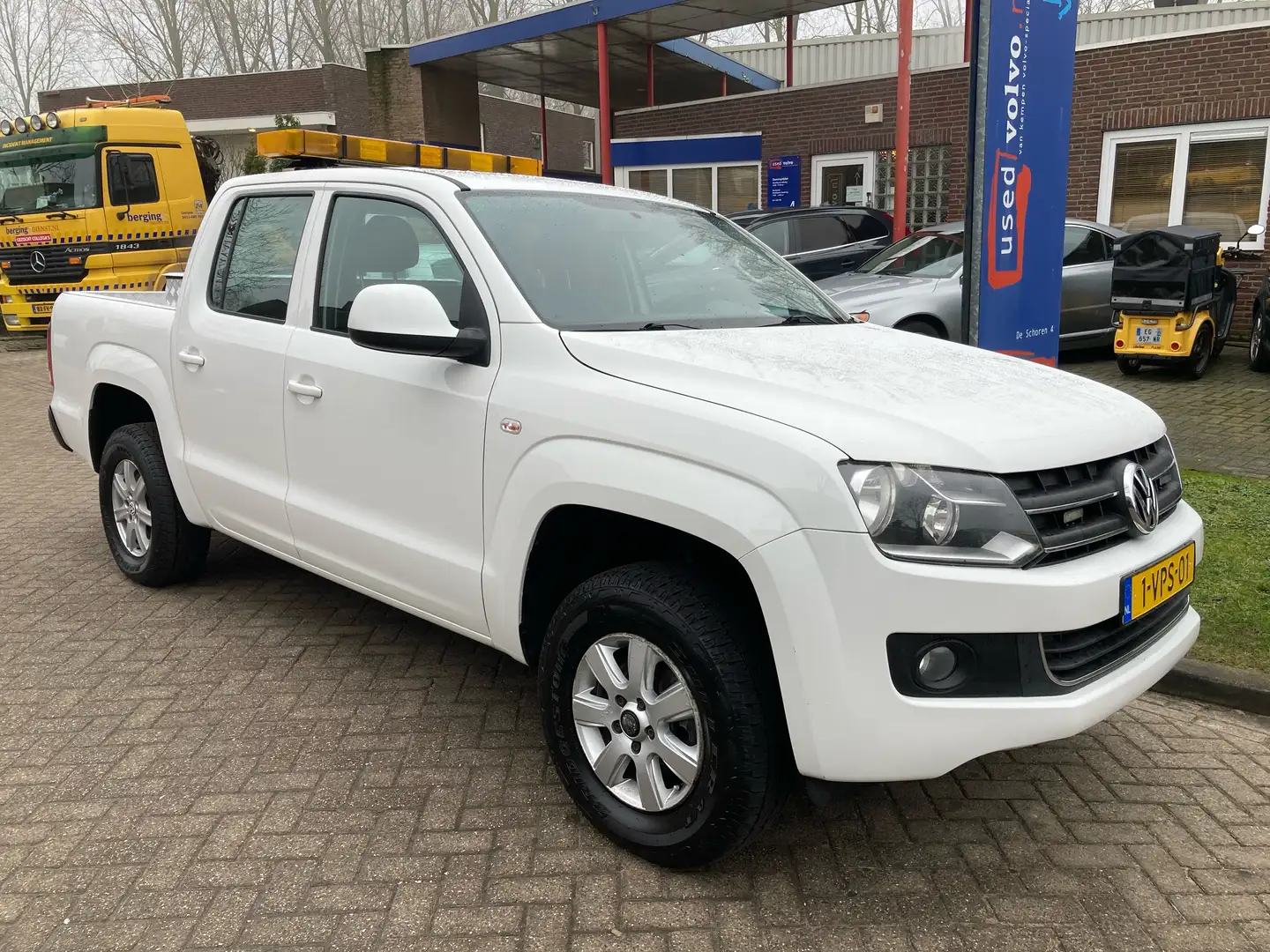 Volkswagen Amarok PLUSCAB 2.0 Tdi 122PK 4X4 Drip Pick-Up Wit - 1