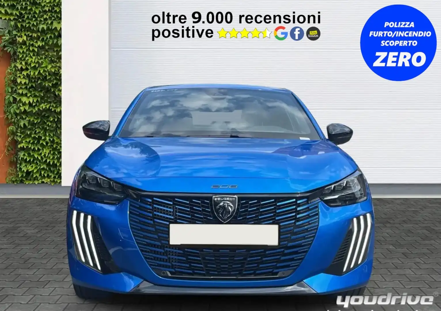 Peugeot 208 PureTech 100 S&S 5 porte Allure Pack KM 8.700 Bleu - 1
