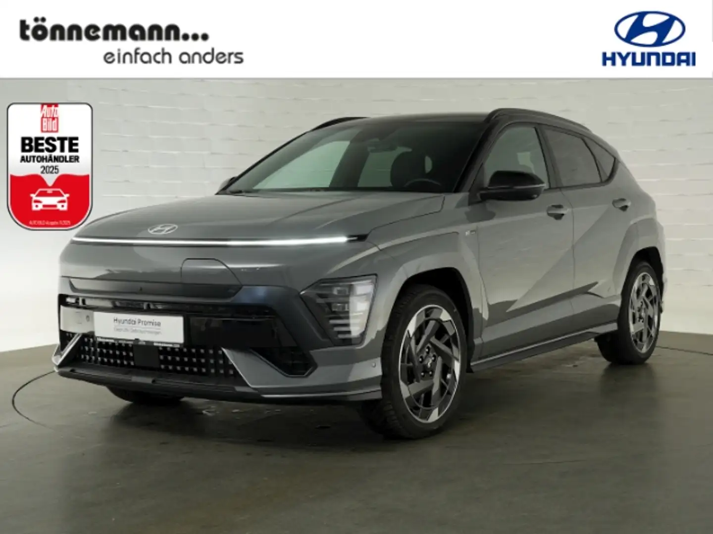 Hyundai KONA N-LINE X 65,4kWH+VOLL LED+NAVI+HEAD UP+BOSE SOUNDS Gris - 1