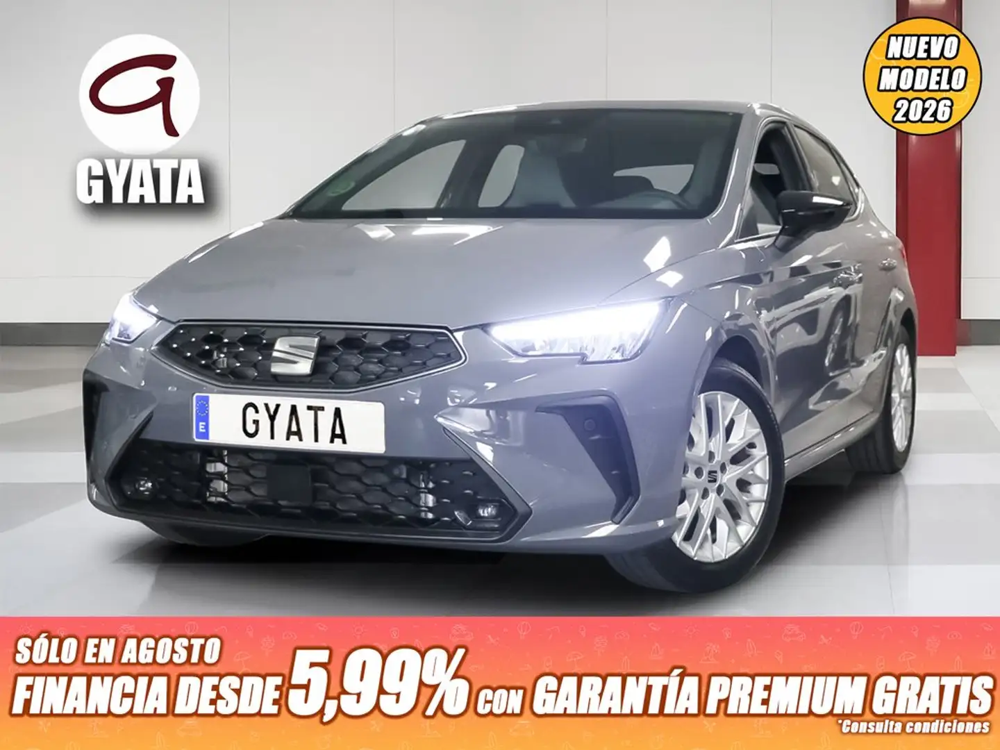 SEAT Ibiza 1.0 TSI S&S FR 85kW Gris - 1