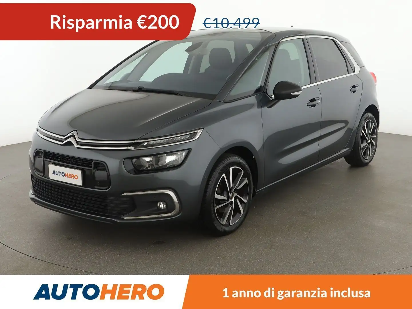 Citroen C4 Picasso 1.6 Blue-HDi Feel 120 CV Gris - 1
