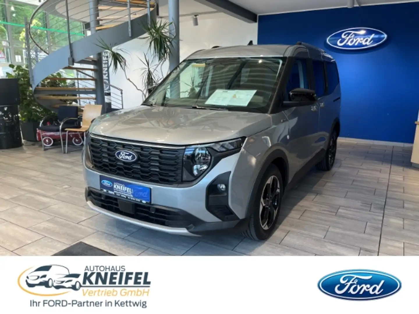Ford Tourneo Courier Active 1.0 EcoBoost EU6e Navi ACC Klimaautom DAB S Silber - 1