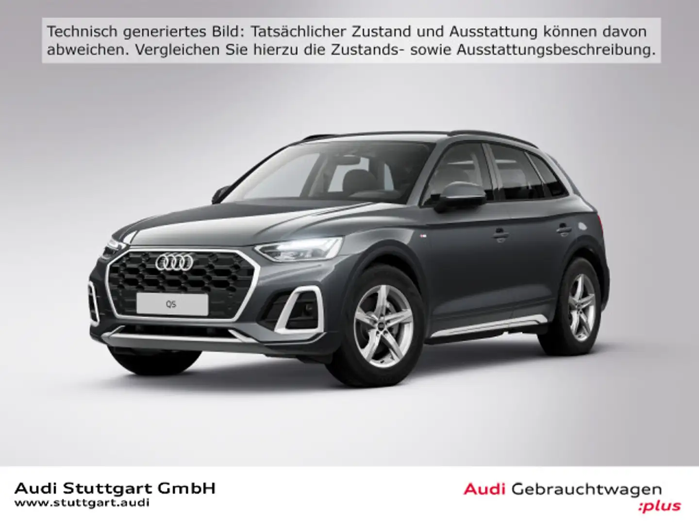 Audi Q5 s-line 35 TDI S-Tronic LED virtual cockpit Grau - 1
