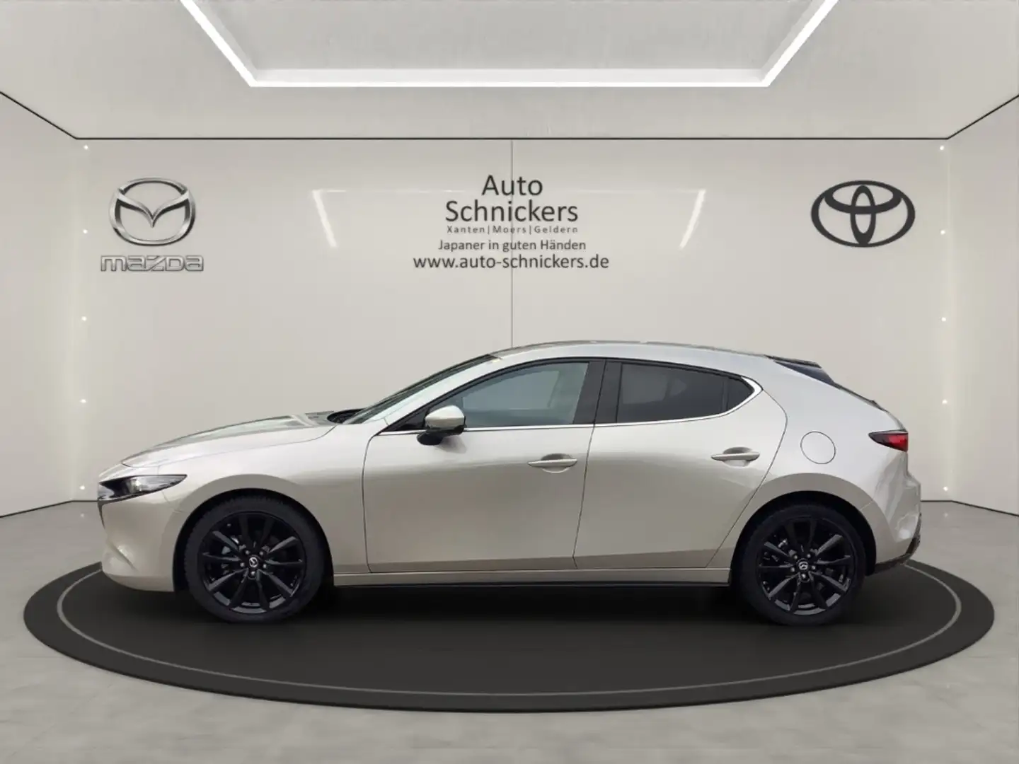 Mazda 3 SKY-X SELECTION+LEDER+360° CAM+GJ-RÄDER !! Silber - 2