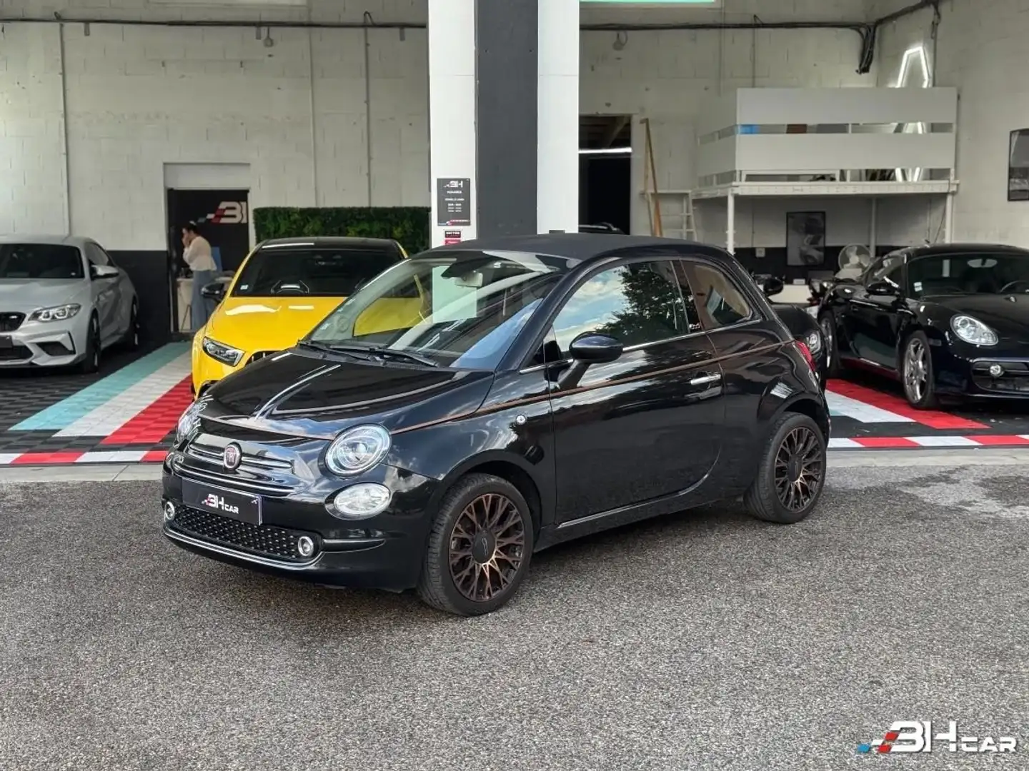 Fiat 500 CABRIOLET 1.2 70cv COLLEZIONE Noir - 1