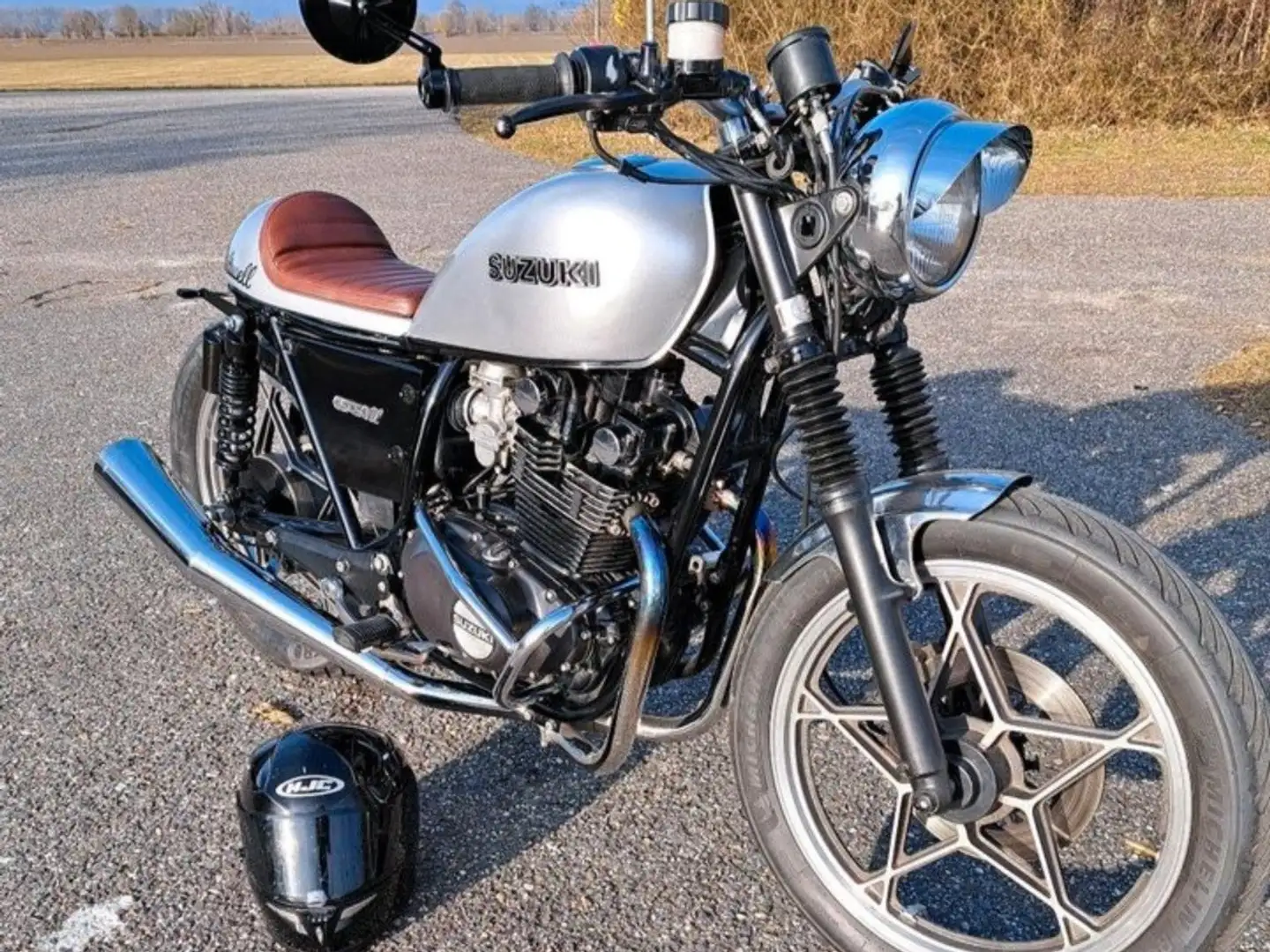 Suzuki GS 450 L Silver - 2