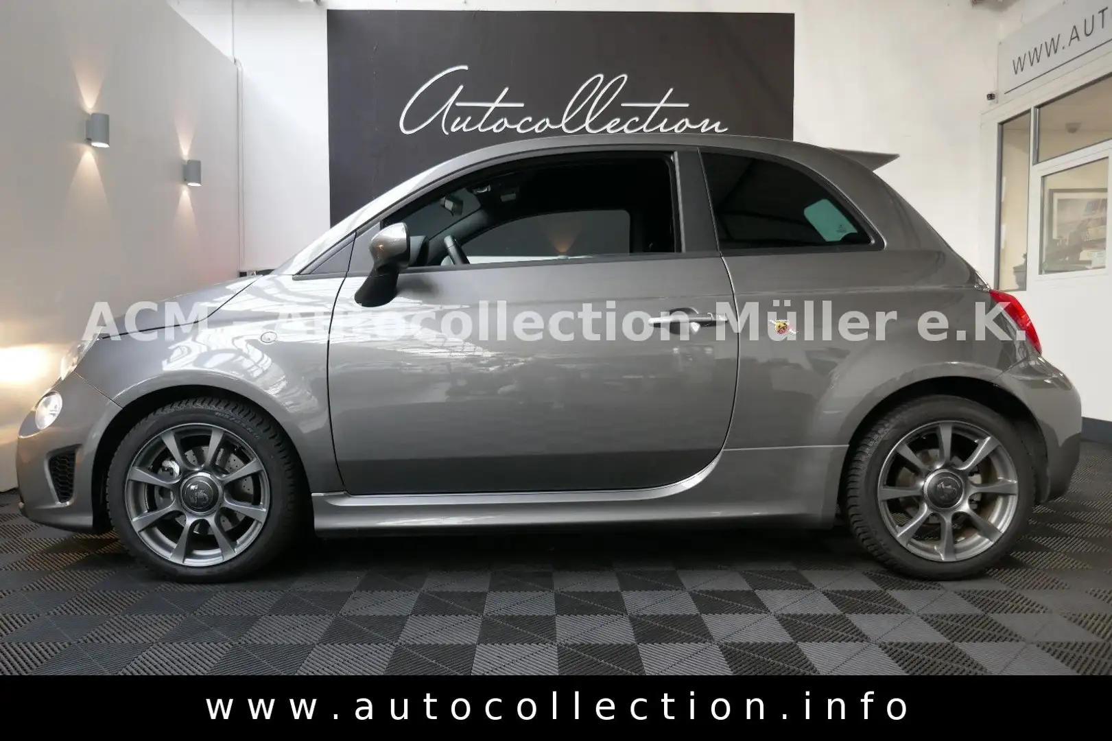 Abarth 595 *2.Hand*Erst 18000km*Automatik*PDC*DAB*Klima* Gris - 2