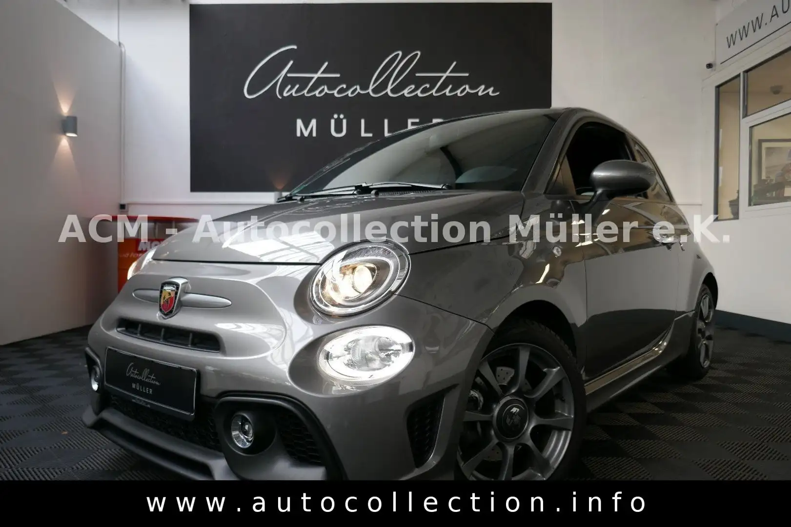 Abarth 595 *2.Hand*Erst 18000km*Automatik*PDC*DAB*Klima* Gris - 1