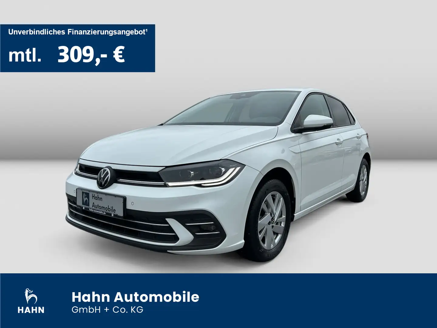 Volkswagen Polo 1.0 TSI Style DSG Navi CAM Einparkh.Sitzhzg Weiß - 1