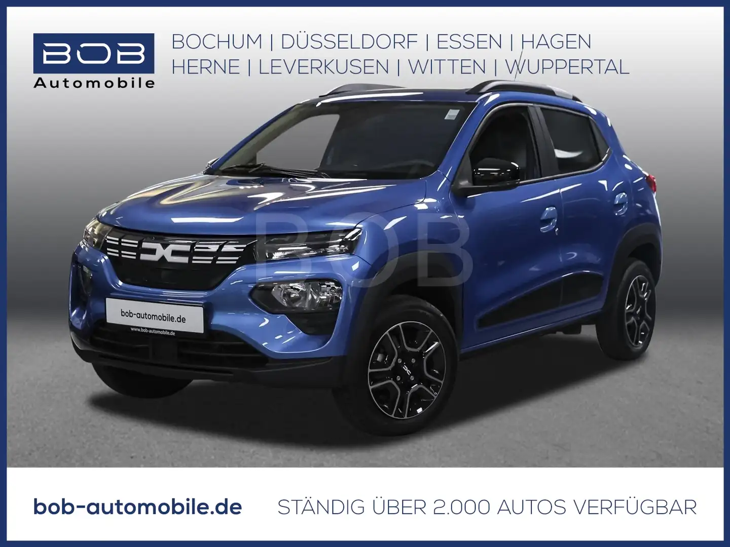 Dacia Spring Essential NAVI PDC KLIMA BT ZV SERVO AUX Bleu - 1