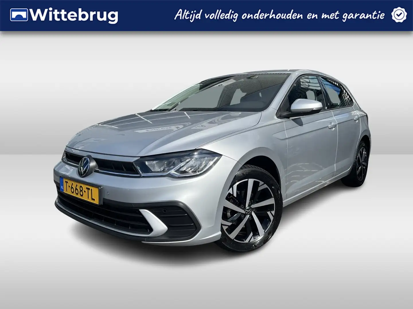 Volkswagen Polo 1.0 TSI Life Parkeersensoren / Navigatie / 16"LM V Grijs - 1