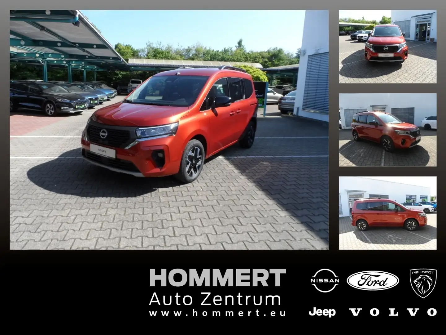 Nissan Townstar Kombi DIG-T 130 L1 Tekna 16 360°Kamera Orange - 1