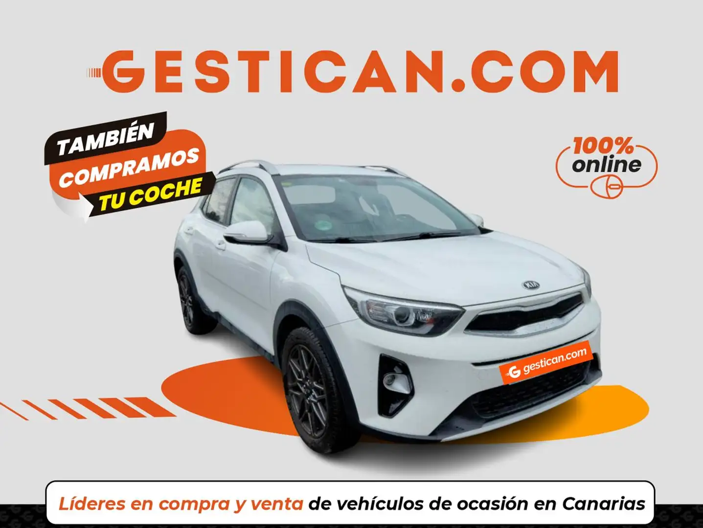 Kia Stonic 1.0 T-GDi MHEV Business 100 Blanco - 1