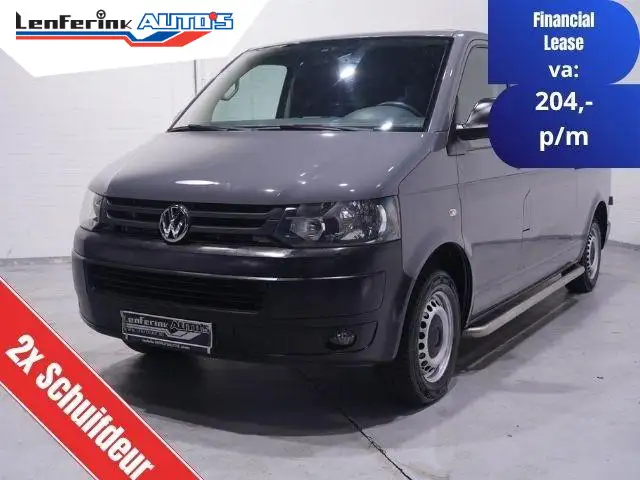 Volkswagen T5 Transporter 2.0 TDI 102 pk L2H1 Navi, 2x Schuifdeur, Airco Tre