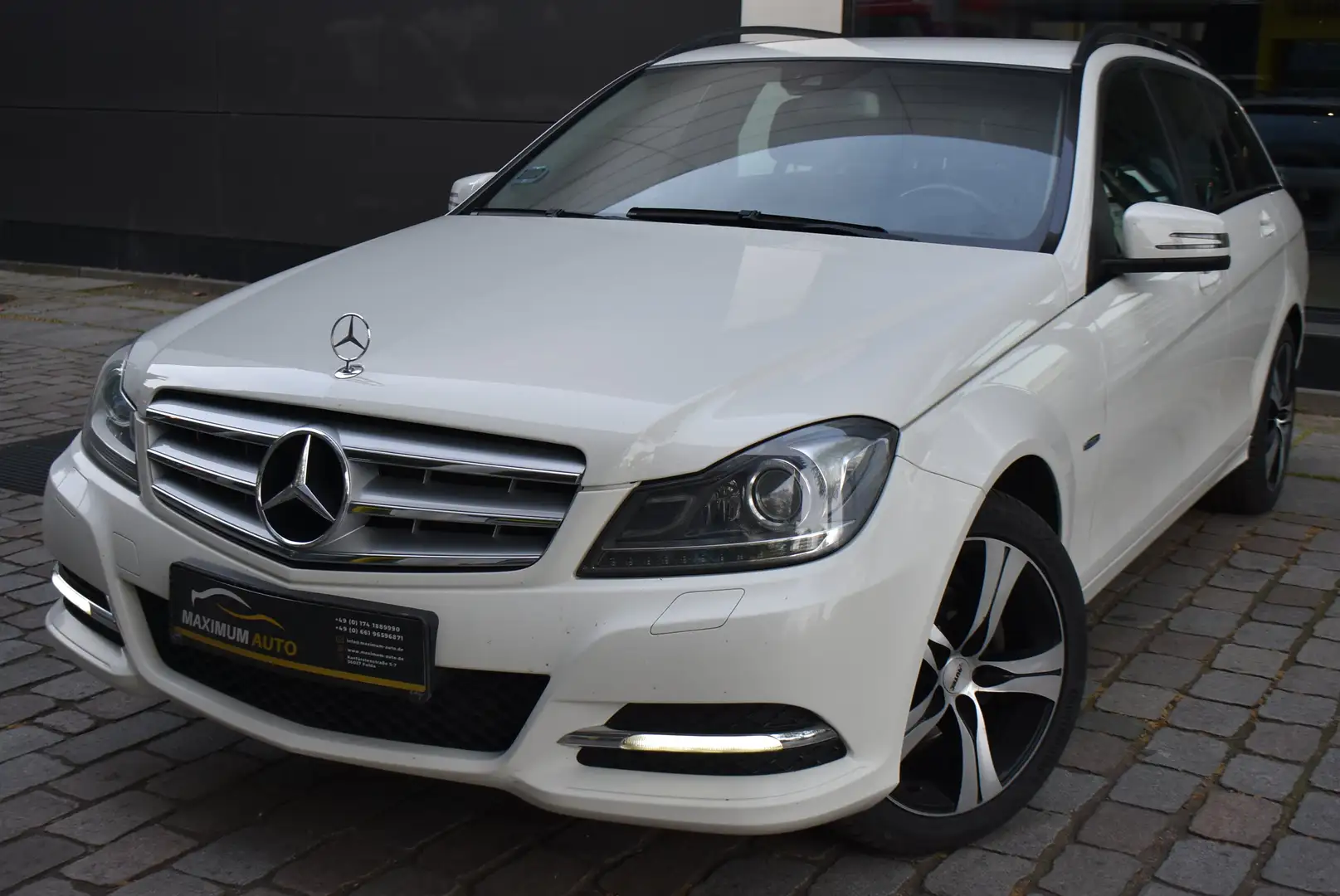 Mercedes-Benz C 200 C 200 T CDI BlueEfficiency Tempo/Navi Bianco - 1