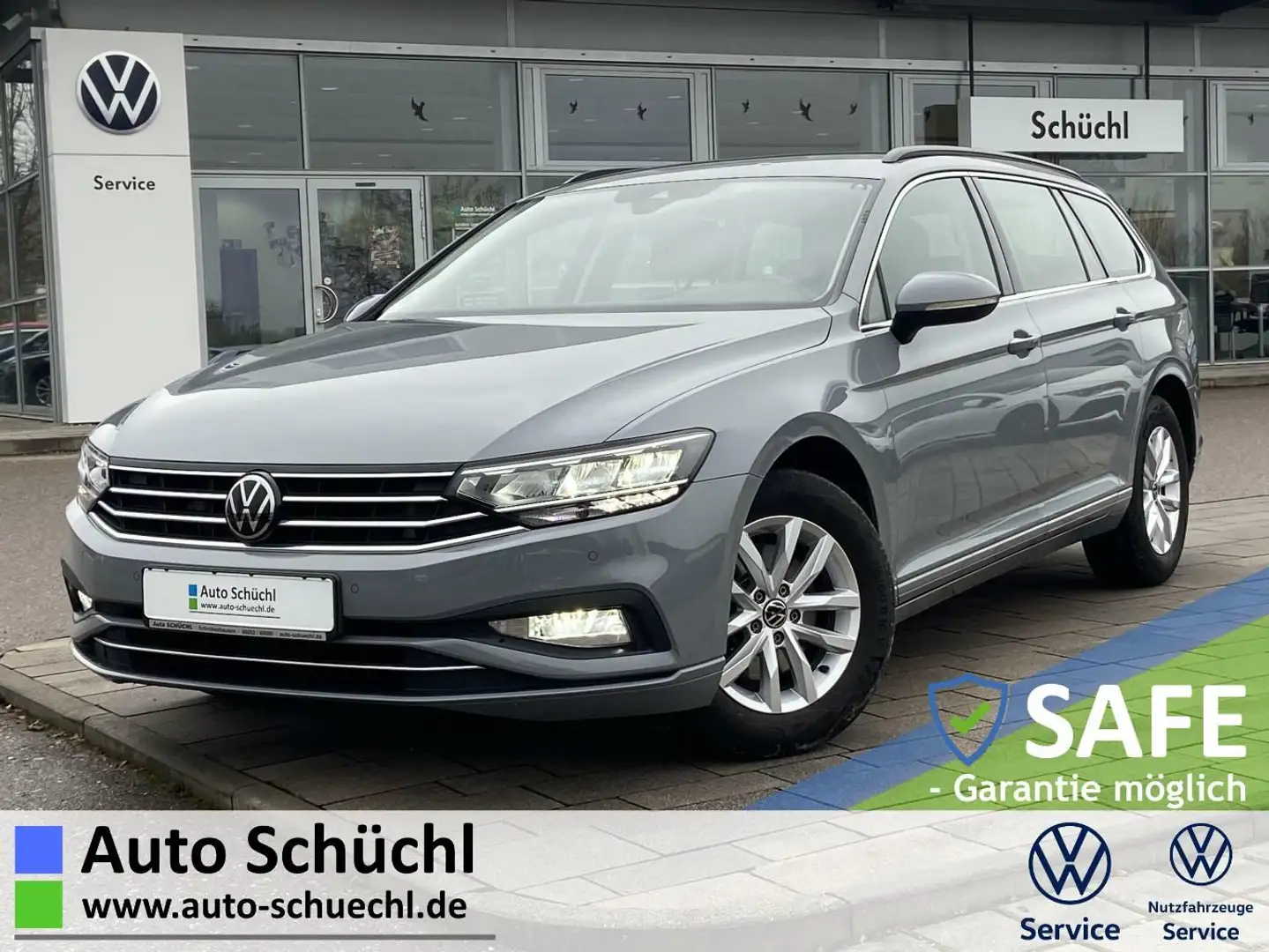 Volkswagen Passat Variant 2.0 TDI Business AHK+NAVI+LED+KAM Grau - 1